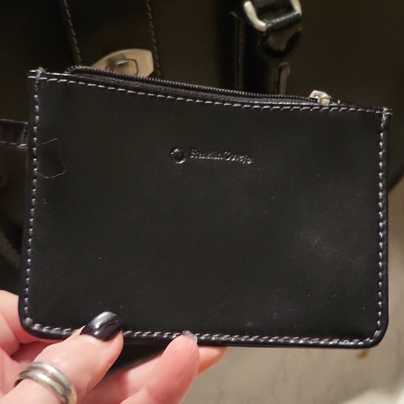 Black Leather Tote Bag - Picture 2 of 4